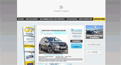Desktop Screenshot of pluchon-automobiles.com